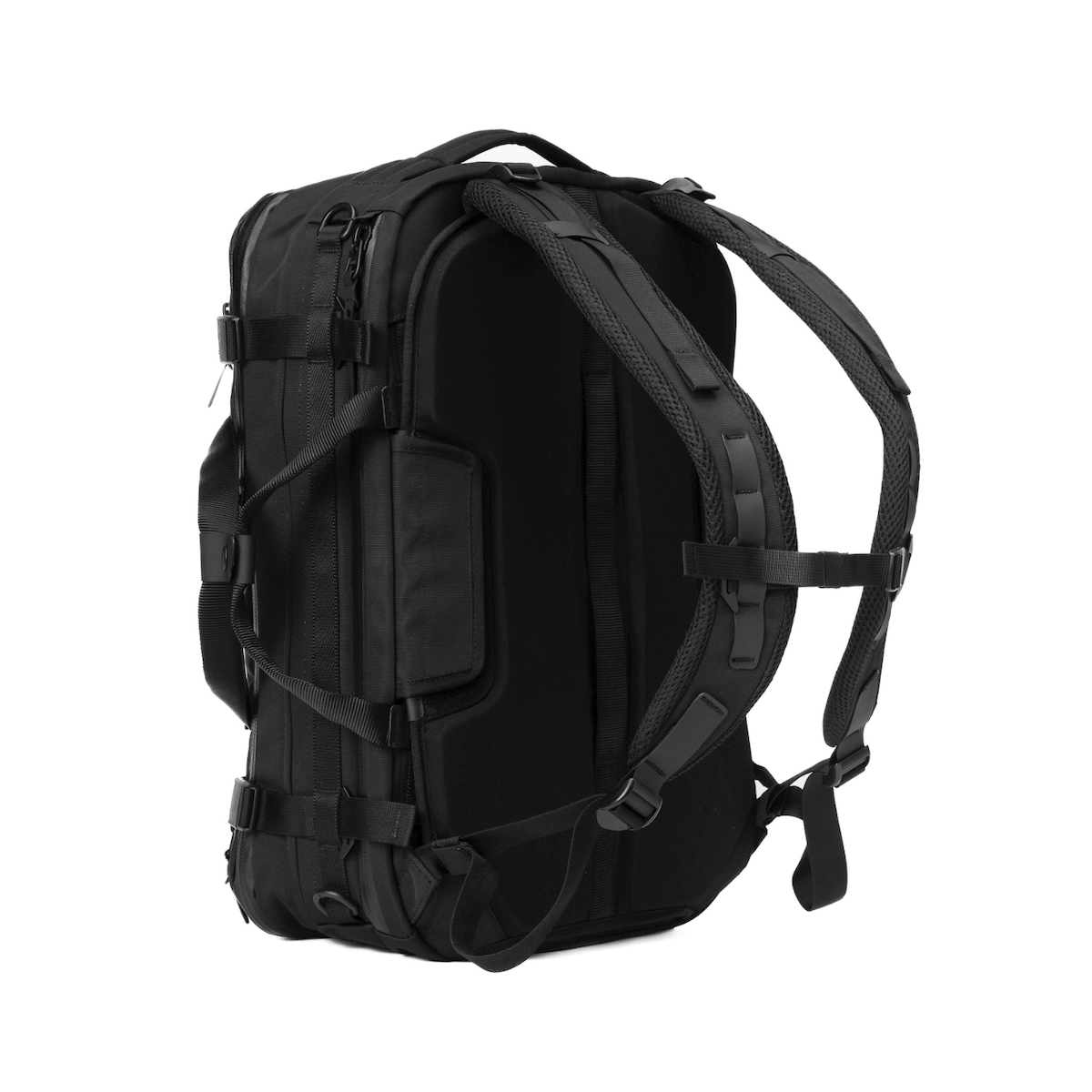 Black Ember Forge 40L Expandable travel backpack