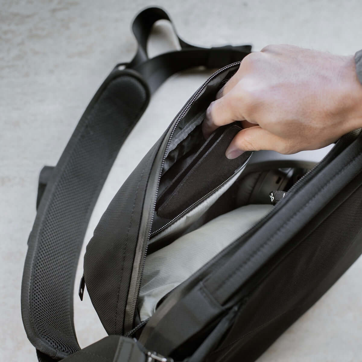 Black Ember Grip Sling stylish and durable carrying solution for daily use