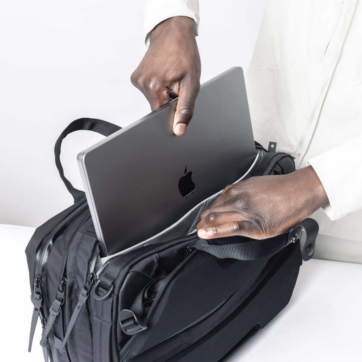 Black Ember Forge 30L expandable work, EDC, travel backpack