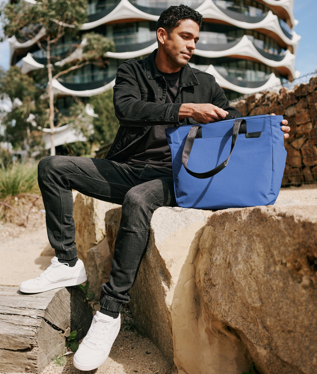 Alpaka Metro tote bag, weather resistant with smart organization, perfect for everyday use and stylish travel