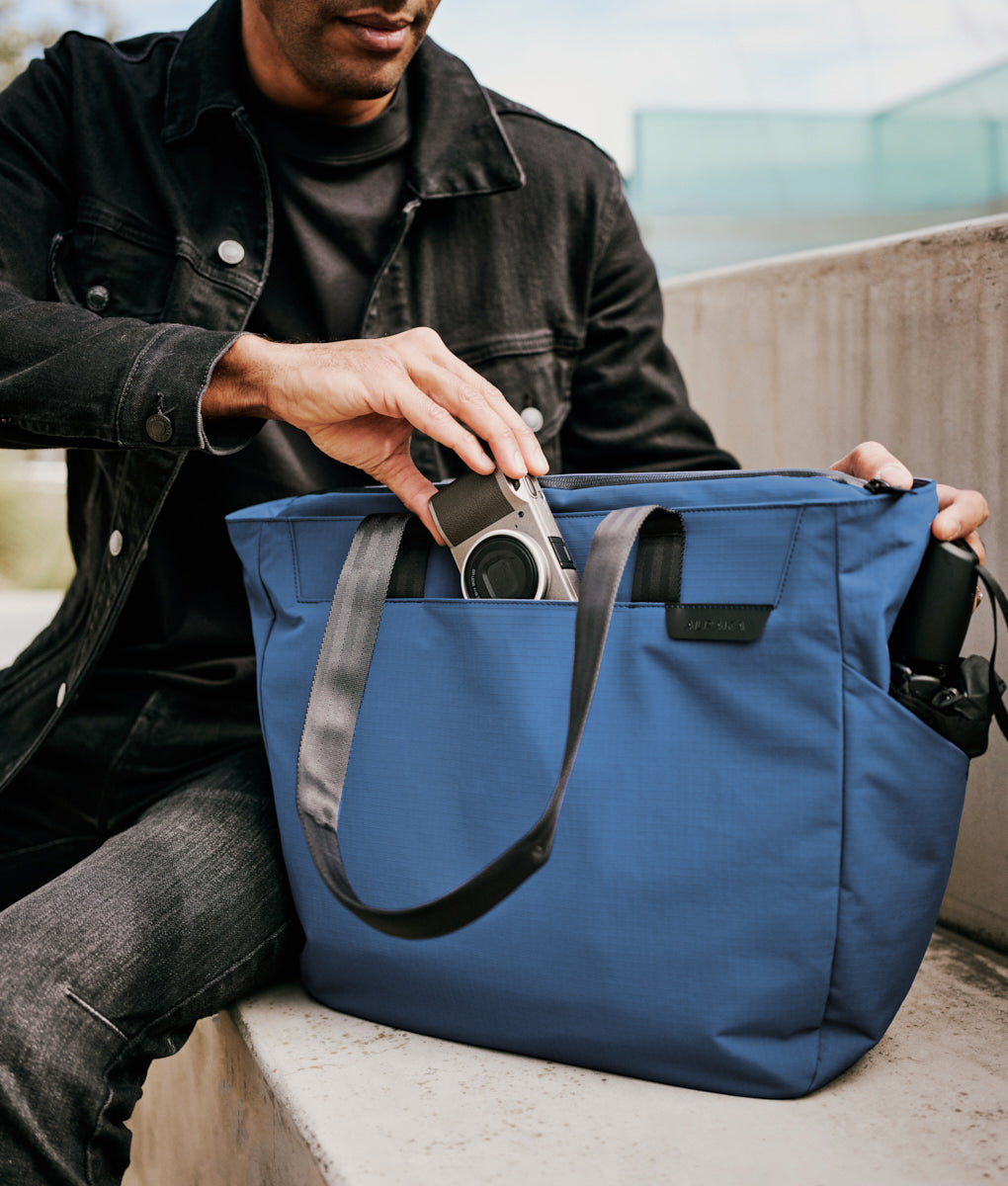 Alpaka Metro tote bag, weather resistant with smart organization, perfect for everyday use and stylish travel