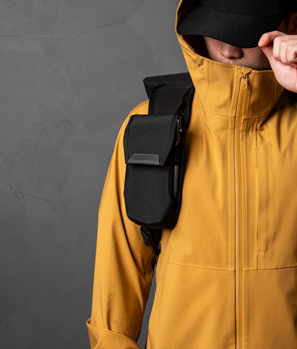 Alpaka Modular Phone Sling V2 designed for versatile carrying and secure phone storage in sleek, durable materials