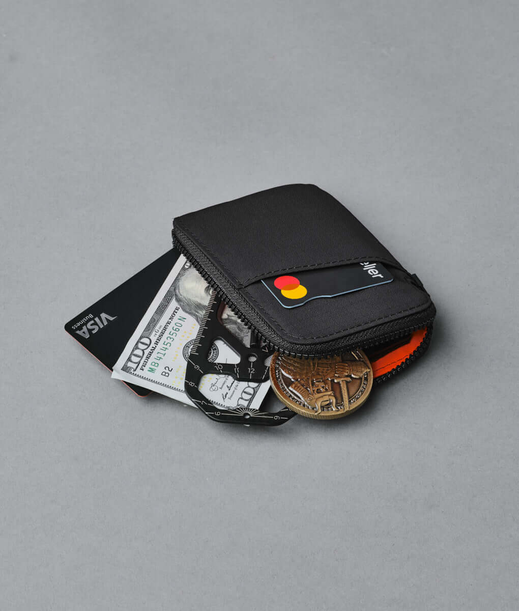 Alpaca Zip Card Pouch, stylish and durable accessory for organized card storage