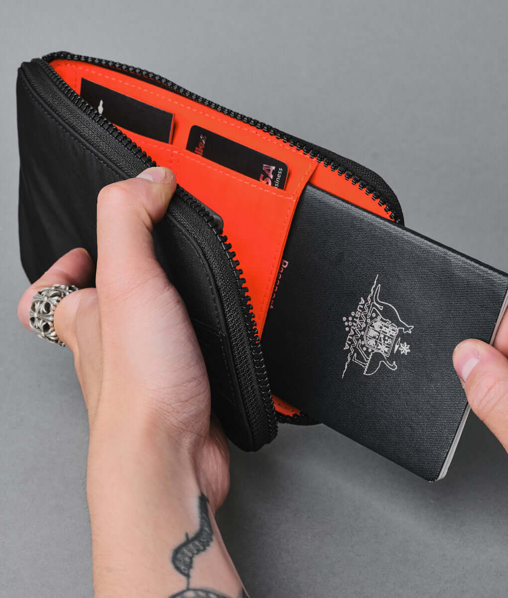 Zip Travel Wallet.