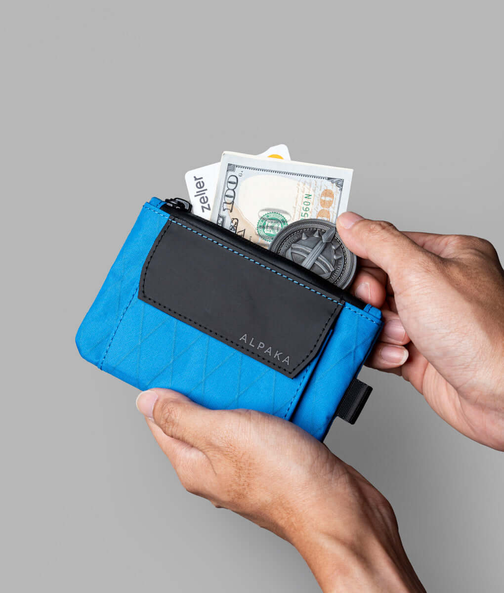 Alpaca-themed zip pouch designed for stylish and practical storage solutions