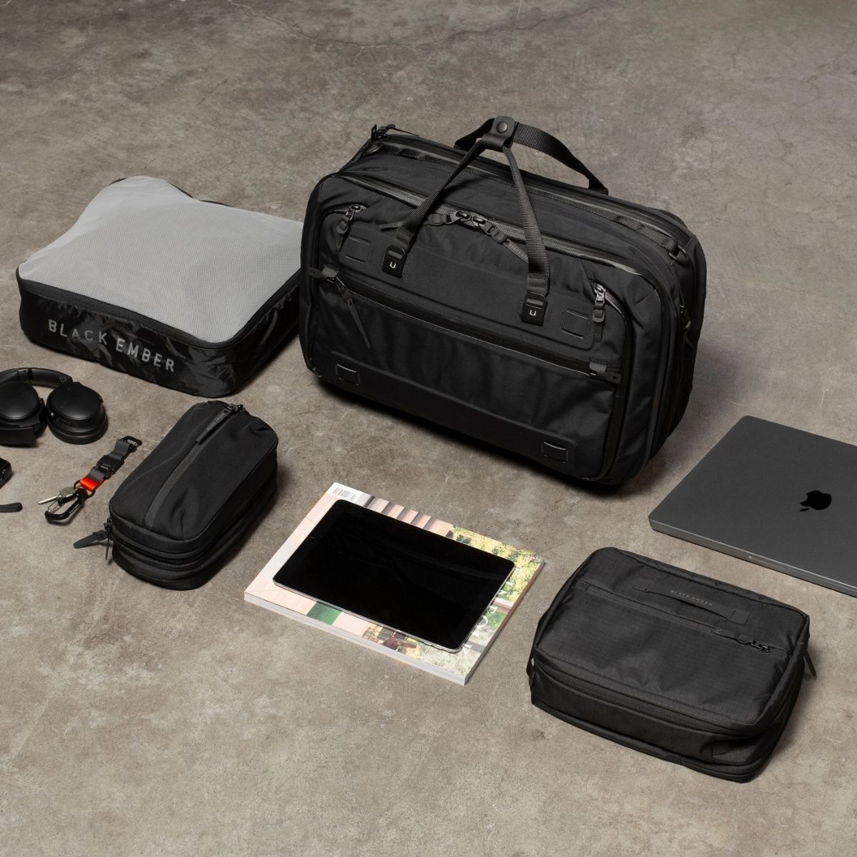 The BLACK EMBER FORGE 40 EMBERTEX™ PFAS FREE - JET BLACK : 30L - 40L EXPANSION