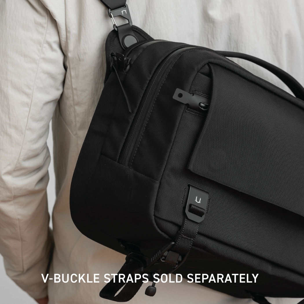 Black Ember GRIP-SLING 12 EMBERTEX™ PFAS FREE - JET BLACK : 12L