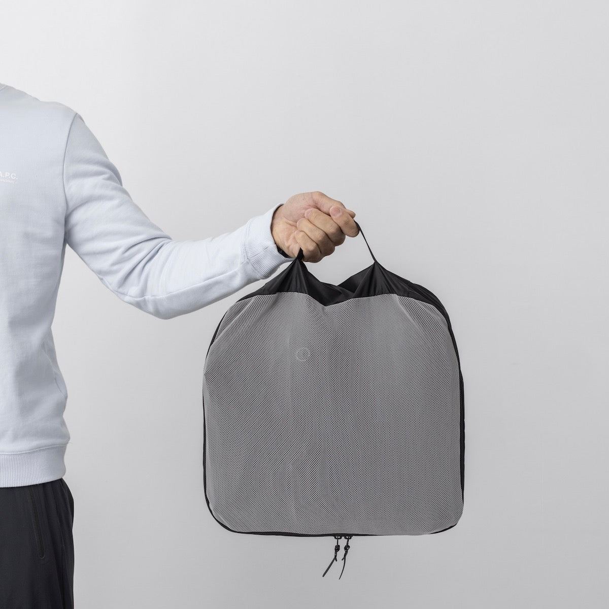 Black Ember PACKING CUBE LARGE - JET BLACK : 12L