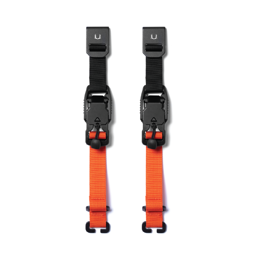 Black Ember GRIP-SLING FIDLOCK® V-BUCKLE STRAPS - MULTIPLE