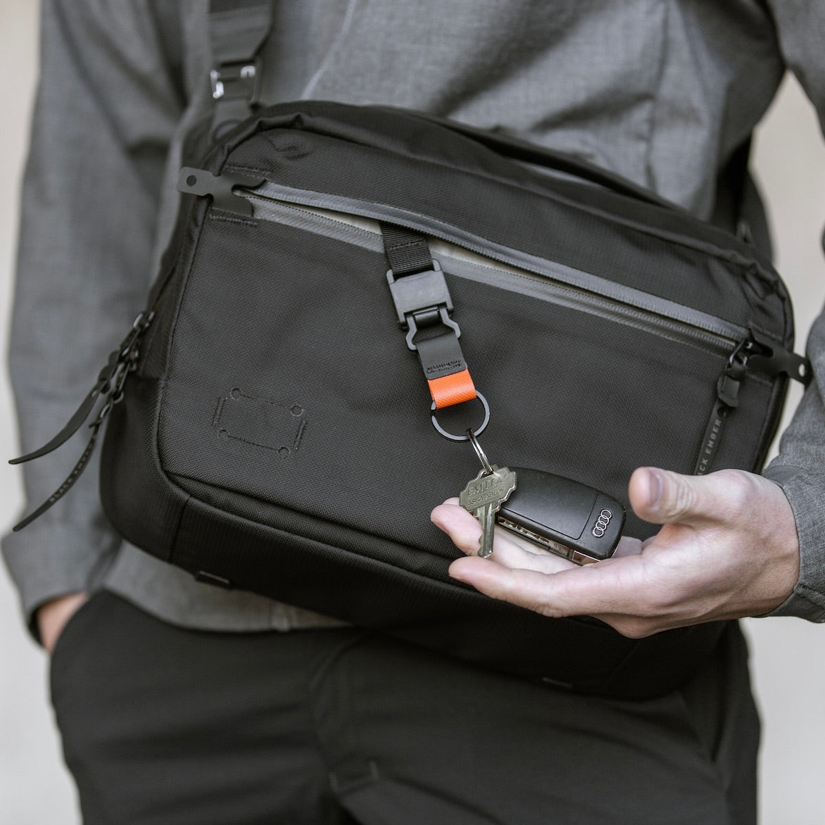 Black Ember GRIP-SLING 09 EMBERTEX™ PFAS FREE - JET BLACK : 9L