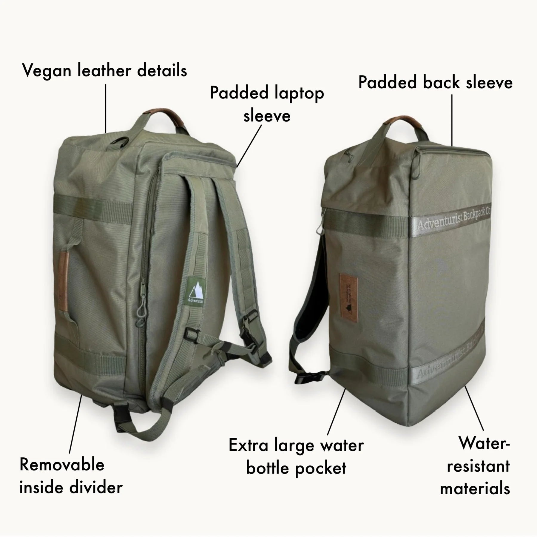 45 L Carry On Duffel/Backpack