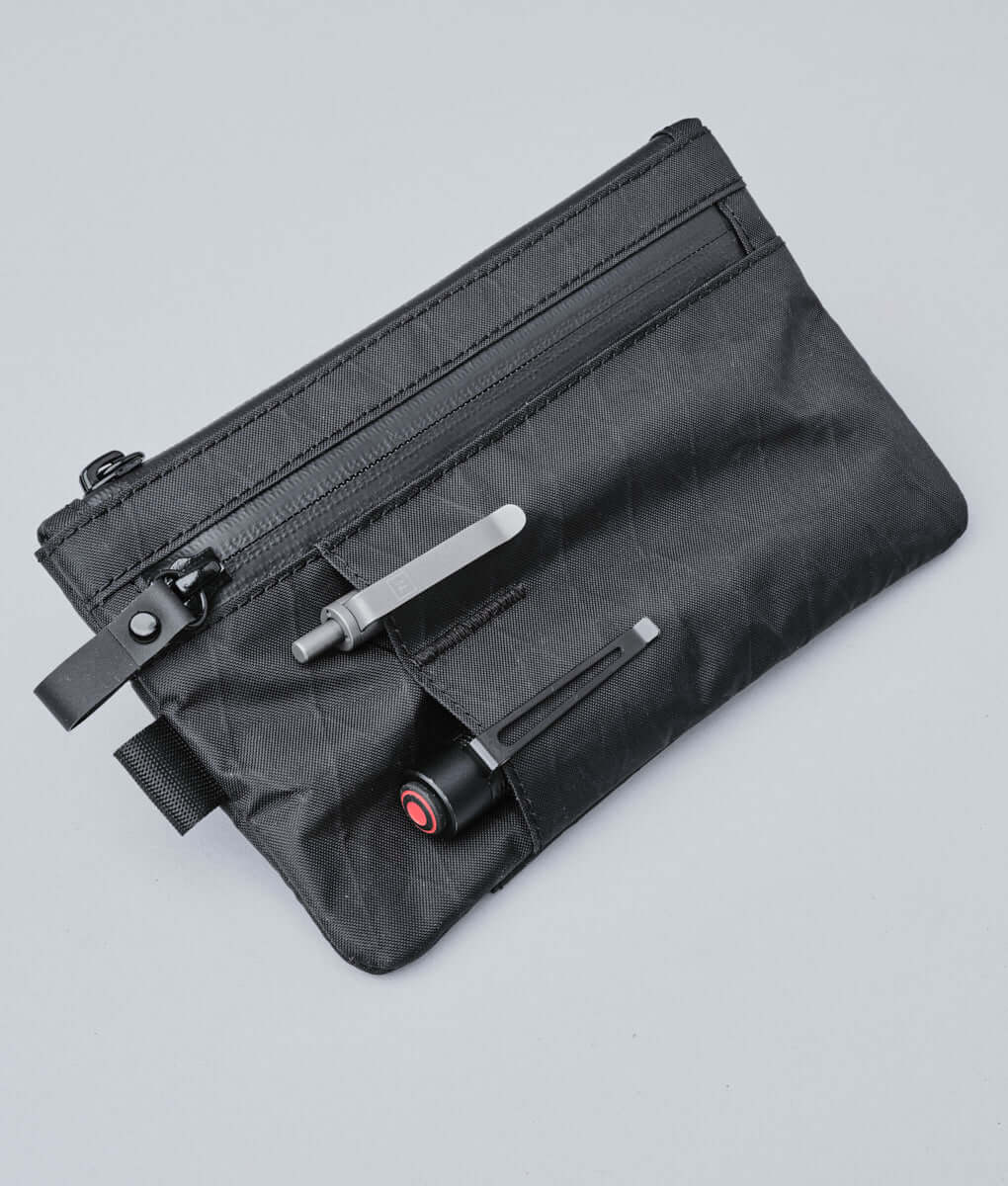 Elegant Alpaca zip clutch, handcrafted for durable and stylish accessories