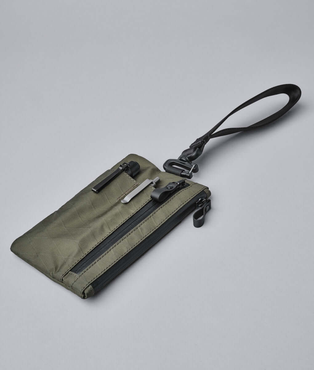 Elegant Alpaca zip clutch, handcrafted for durable and stylish accessories
