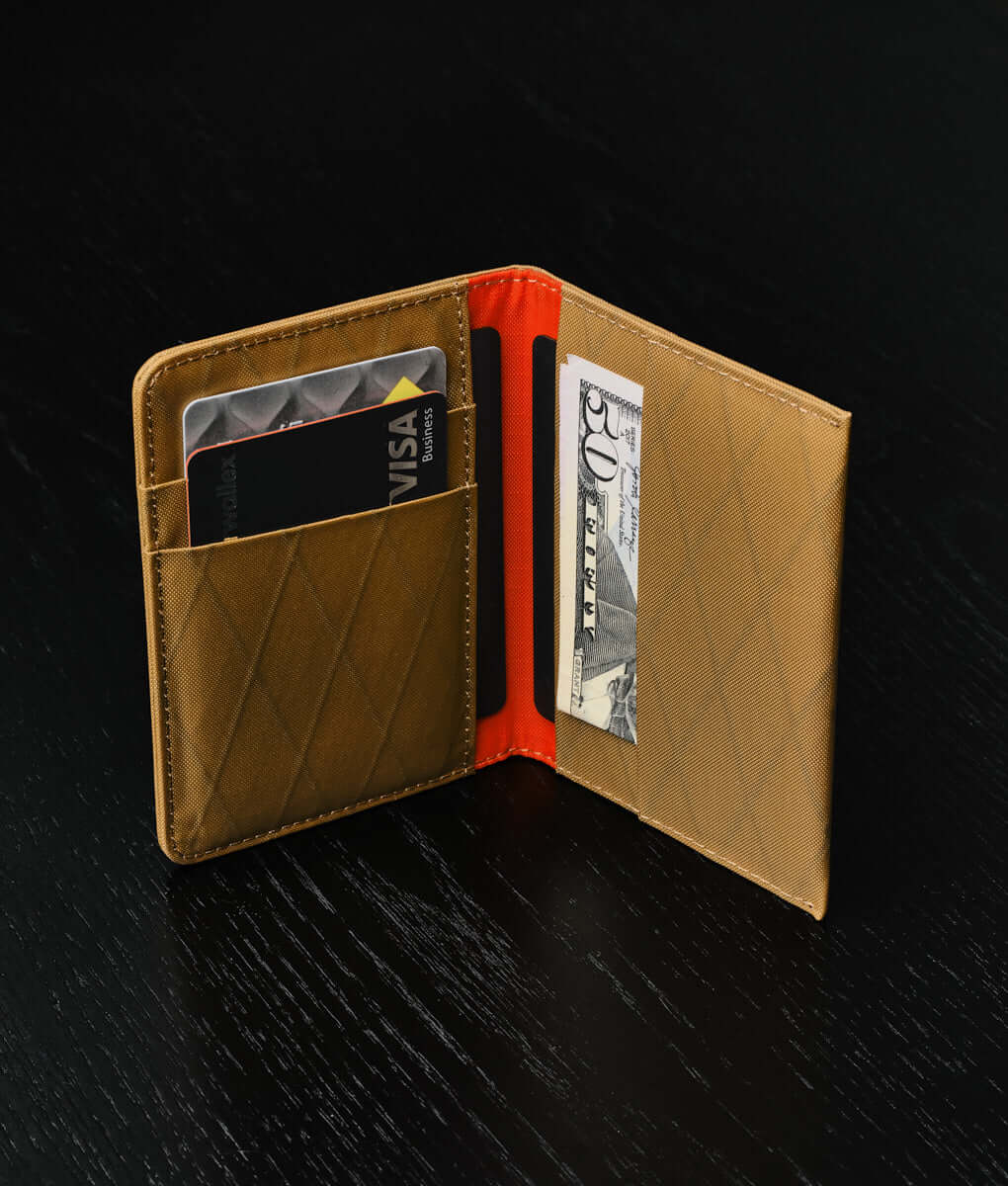 Alpaka bifold ARK wallet showcasing sleek design, premium material, and exceptional durability