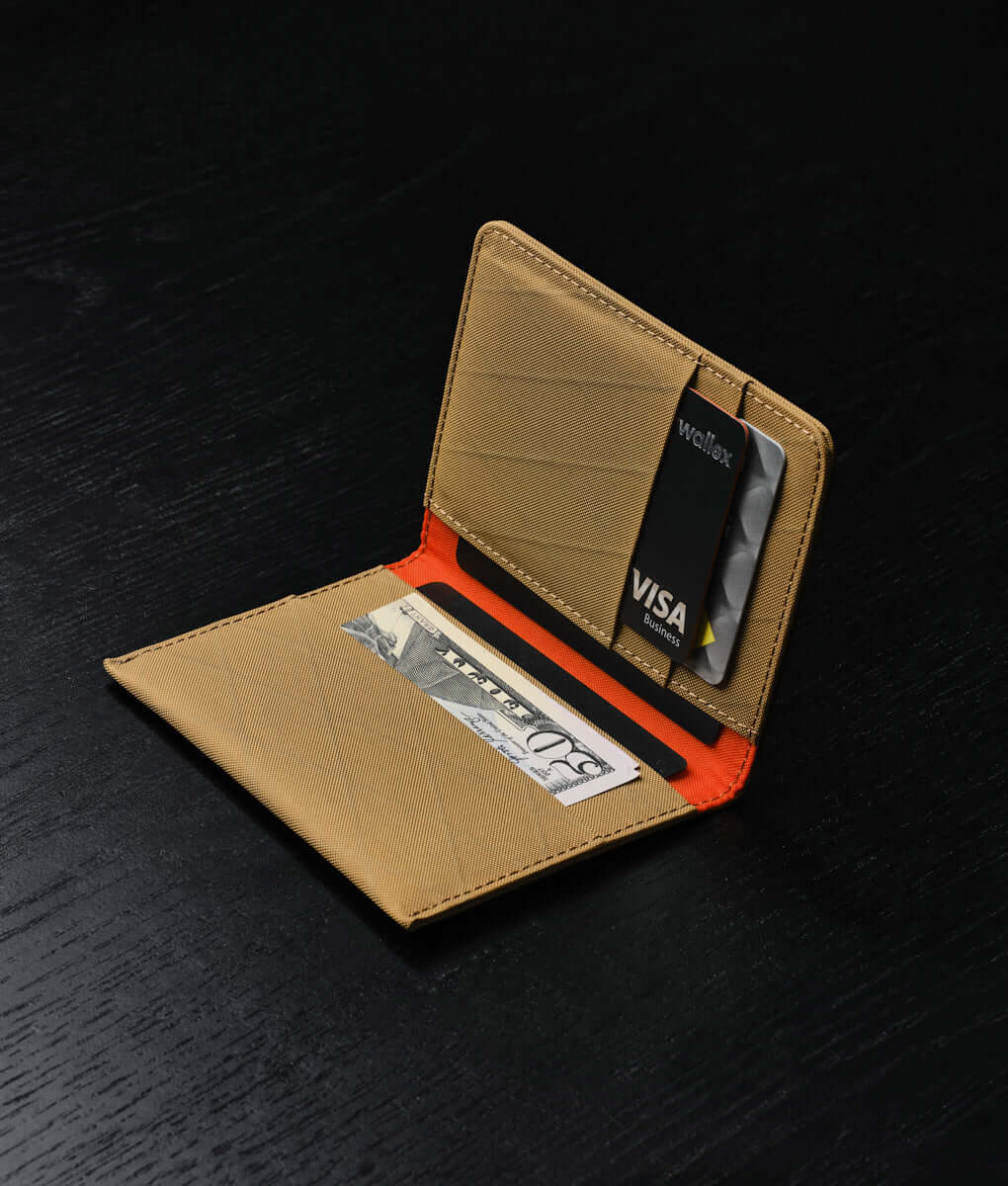 Alpaka bifold ARK wallet showcasing sleek design, premium material, and exceptional durability