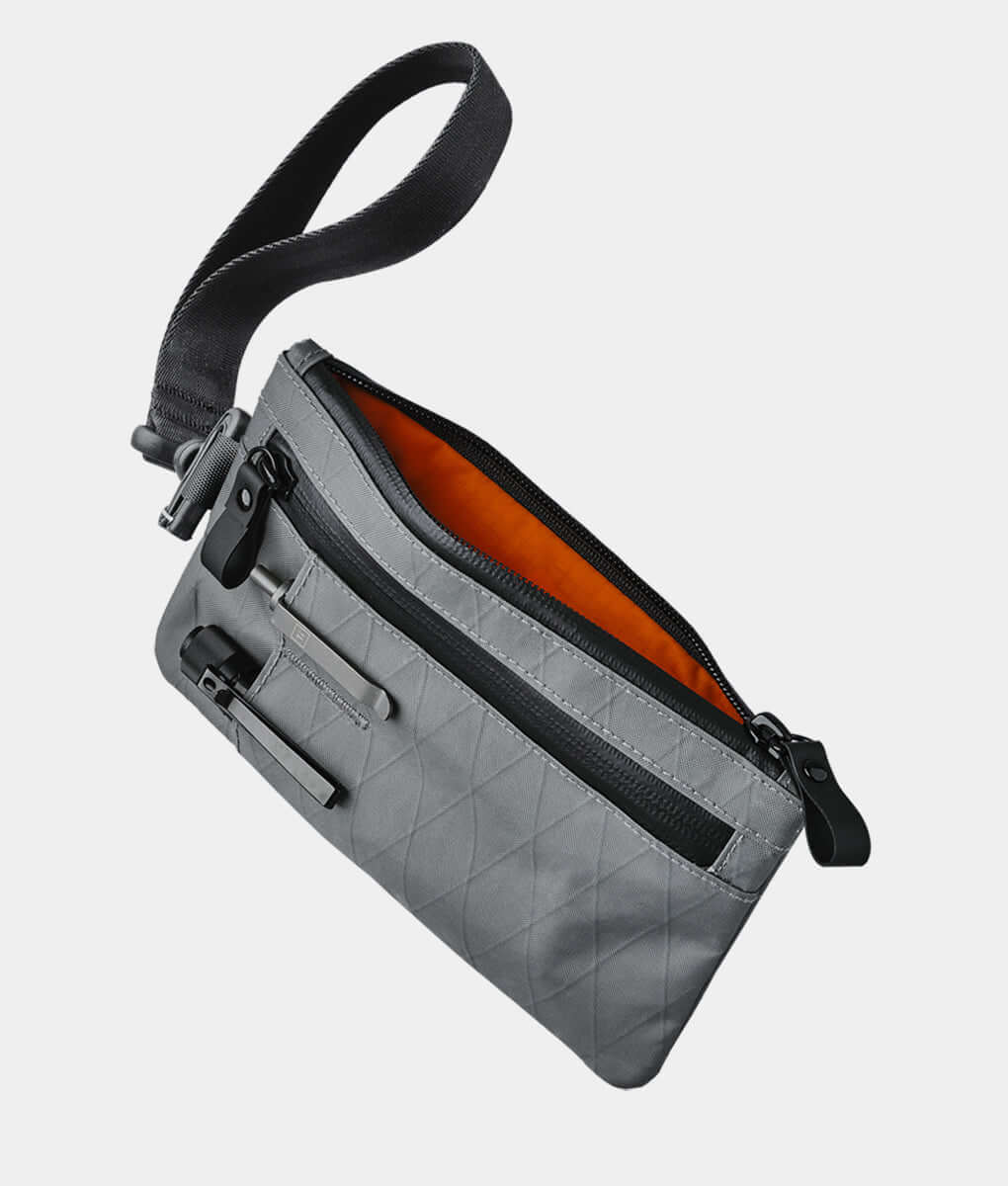 Elegant Alpaca zip clutch, handcrafted for durable and stylish accessories