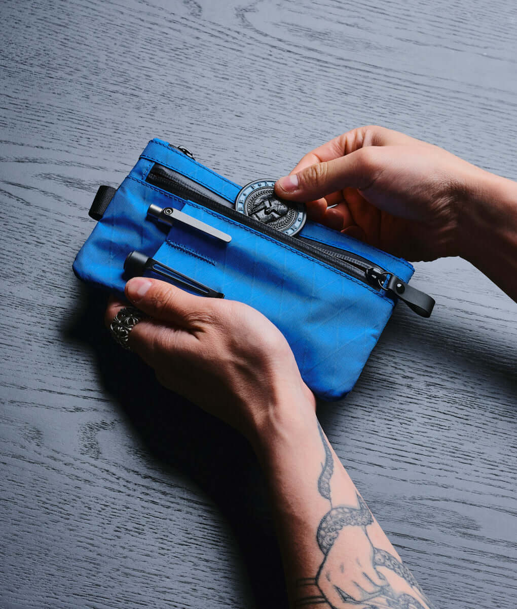 Zip Clutch - Vivid