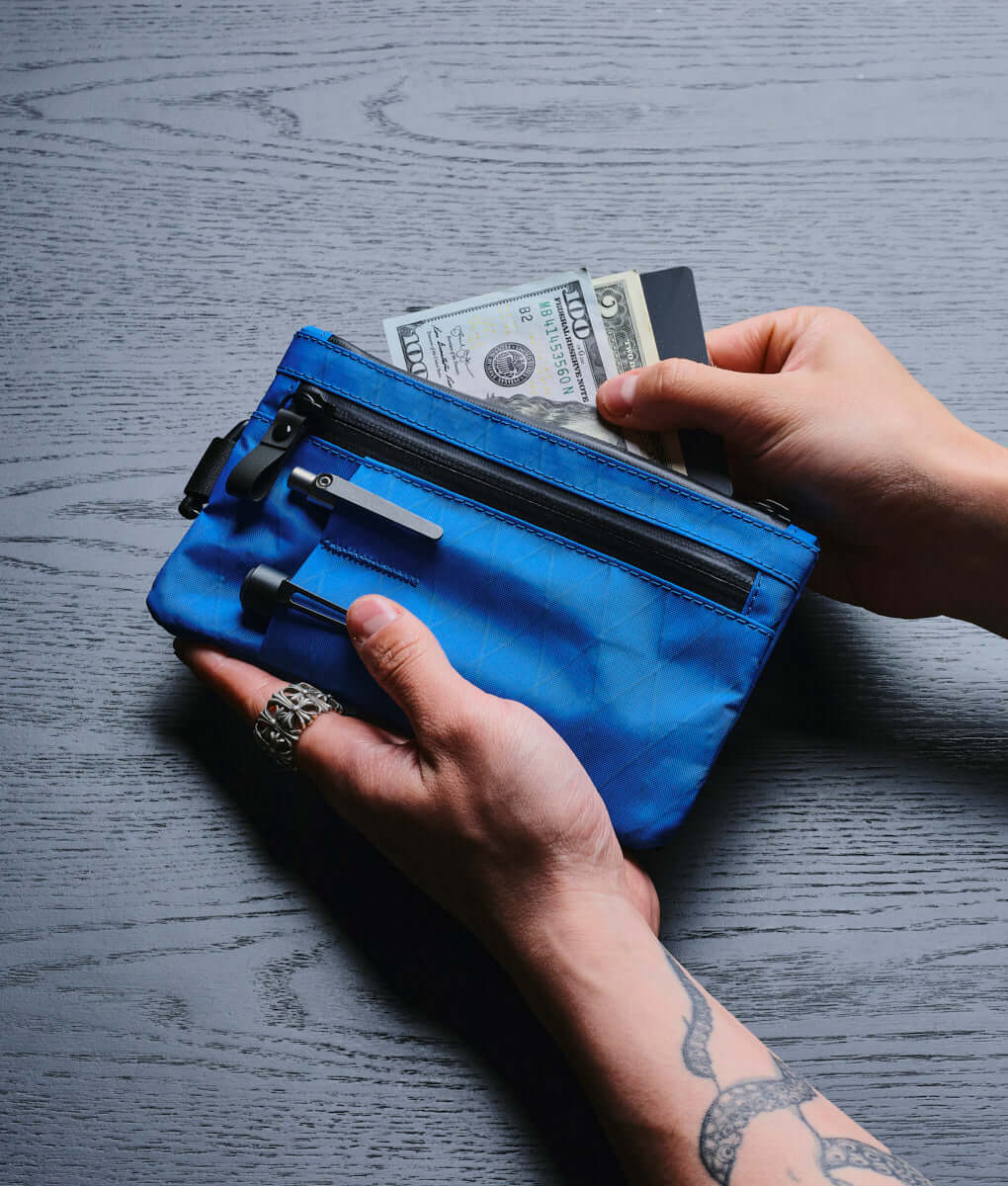 Zip Clutch - Vivid