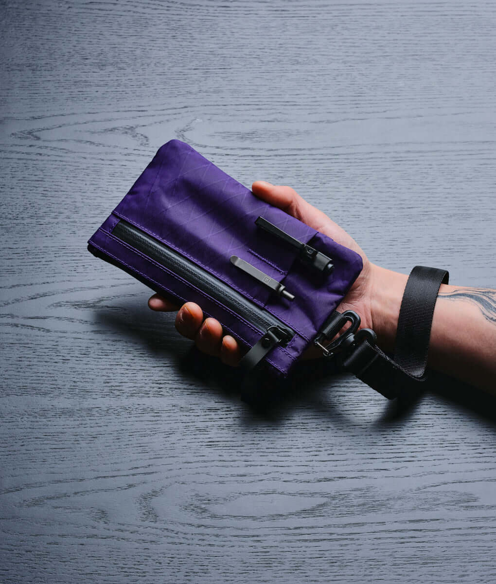Zip Clutch - Vivid
