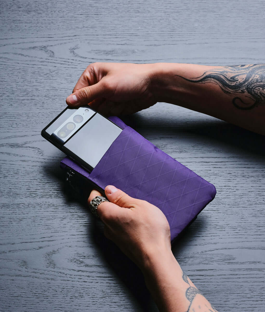 Zip Clutch - Vivid