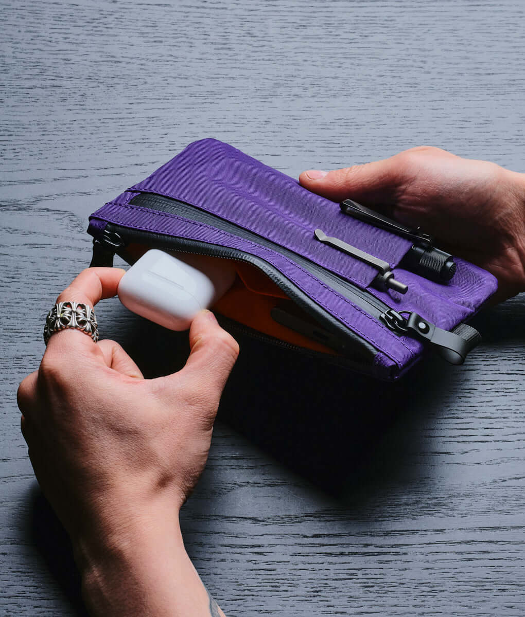 Zip Clutch - Vivid
