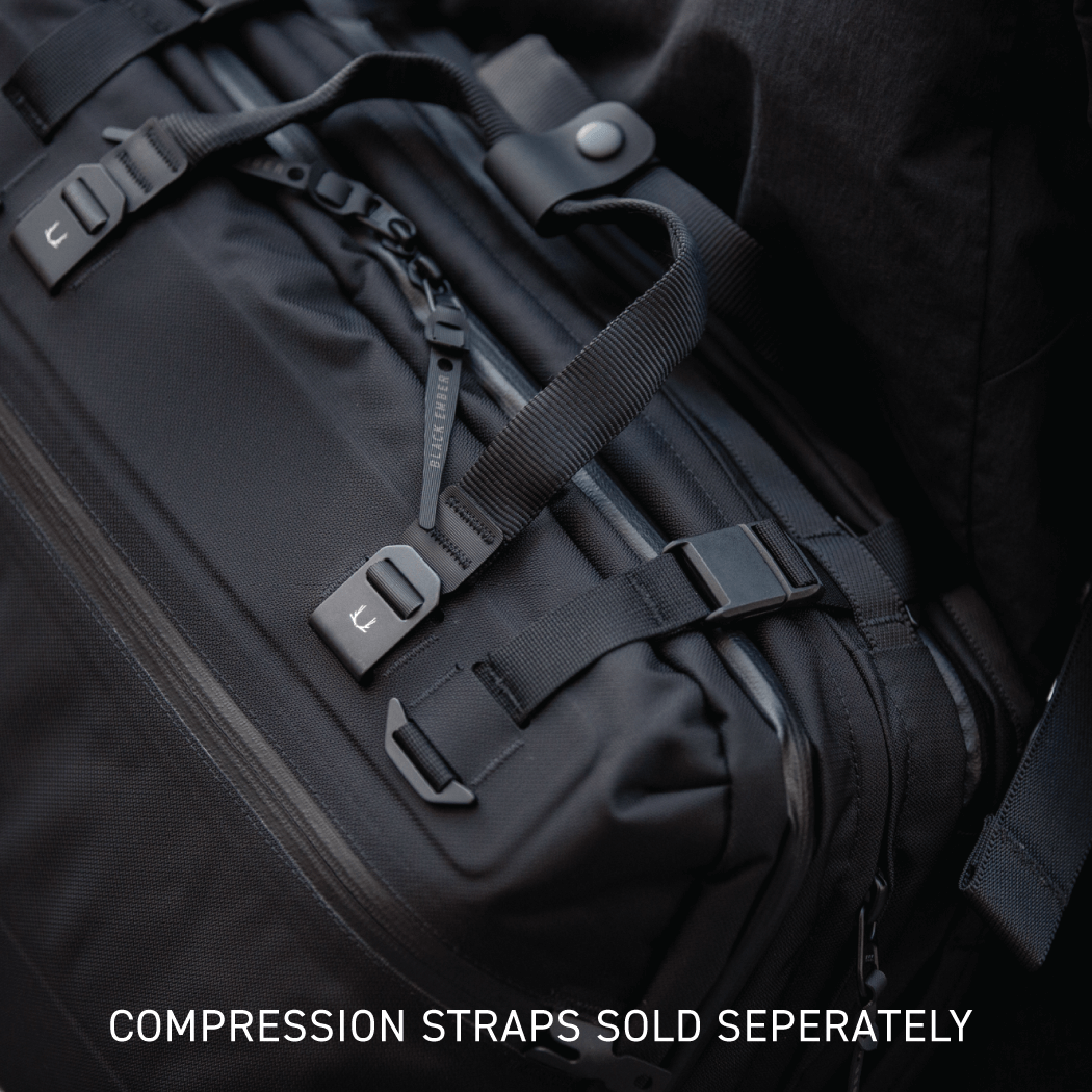 FORGE 30 CORDURA® RN66 VELOCITY - JET BLACK : 20L - 30L EXPANSION