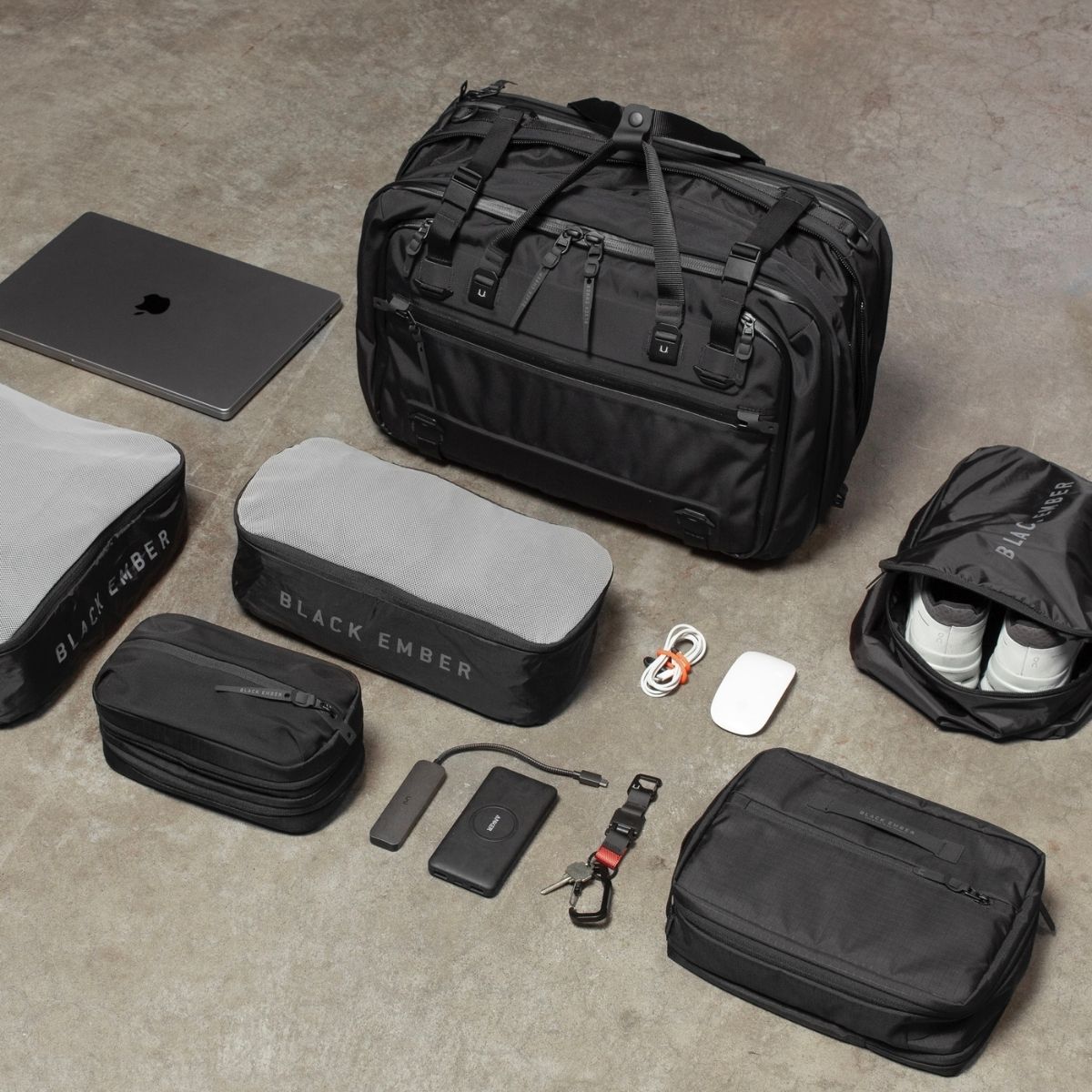The BLACK EMBER FORGE 40 EMBERTEX™ PFAS FREE - JET BLACK : 30L - 40L EXPANSION