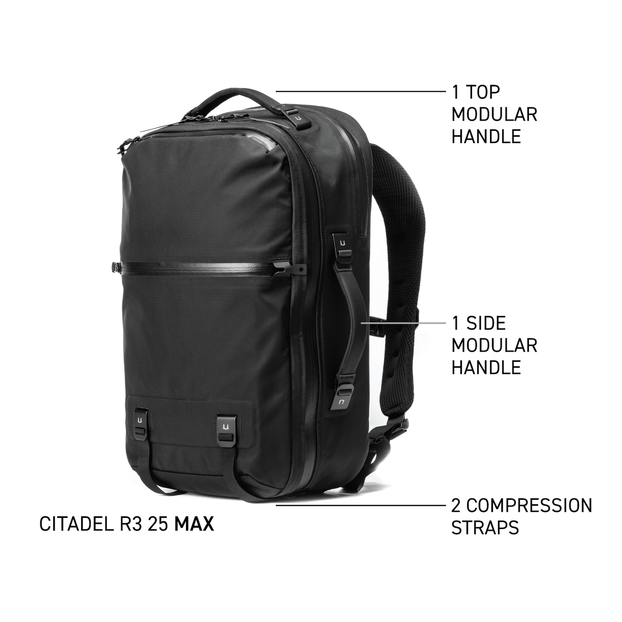 CITADEL 25 MAX EMBERTEX™ PFAS FREE  - JET BLACK : 25L (Bundle & Save)