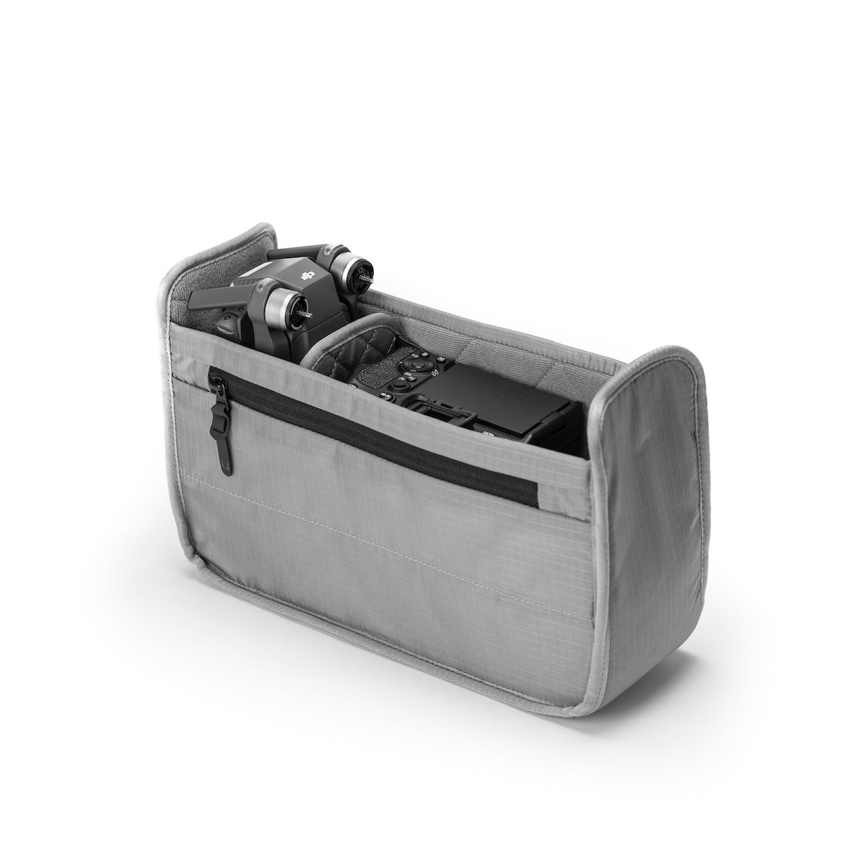 Black Ember GRIP-SLING 12 CAMERA INSERT - SILVER MATTE