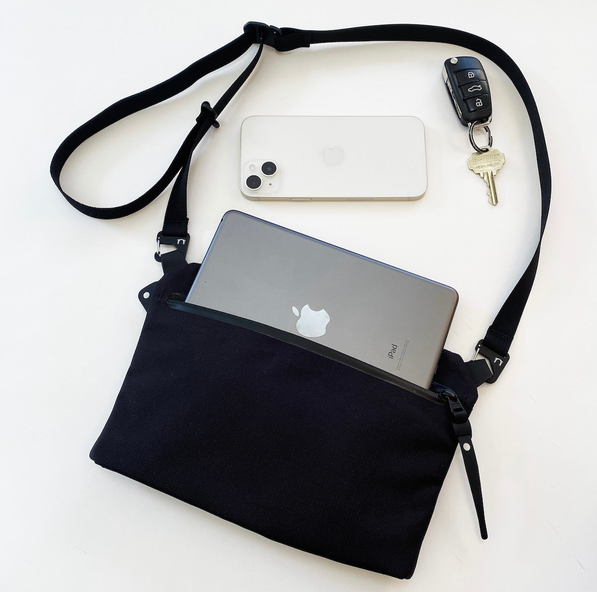 Balck Ember SACOCHE_01 CORDURA® RN66 VELOCITY - JET BLACK