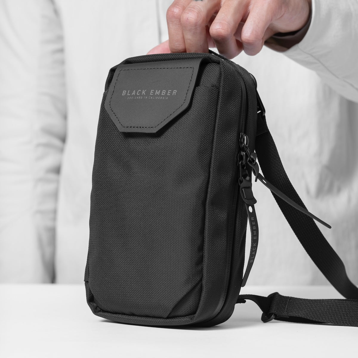 Black Ember TKX CORDURA® RN66 VELOCITY - JET BLACK : 1.5L Sling